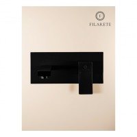 Смеситель для раковины FILARETE Fing FL4040, черный матовый