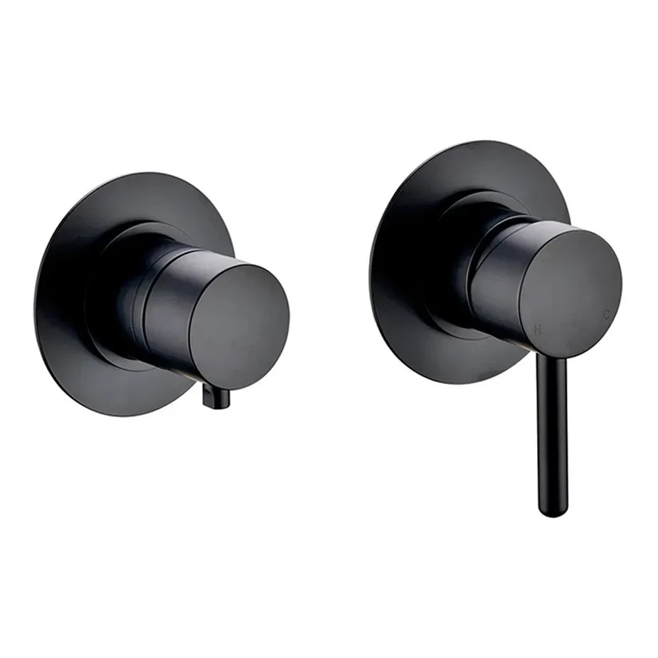 Душевая система скрытого монтажа Grocenberg GB5090, черный матовый