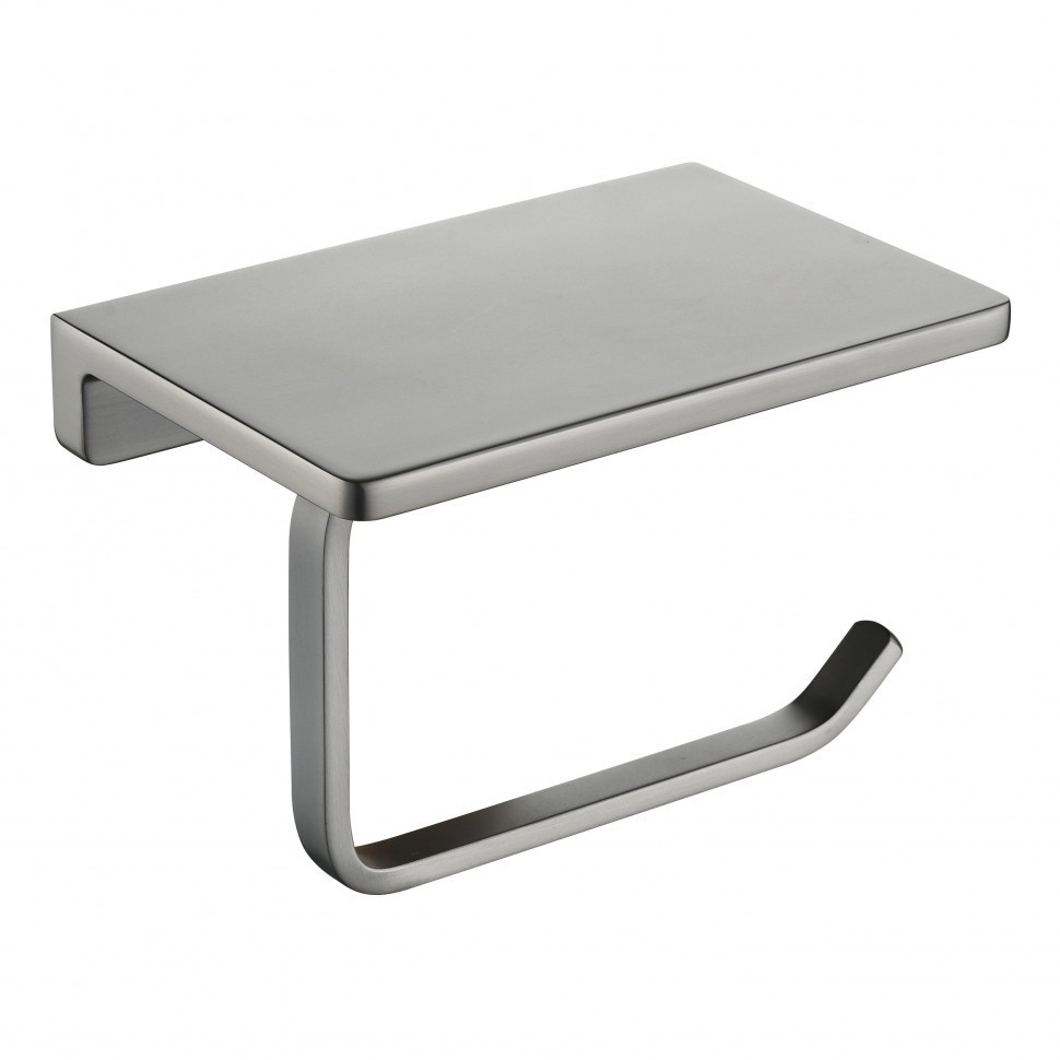 Настенный бумагодержатель плоский Grocenberg AC0027, графит