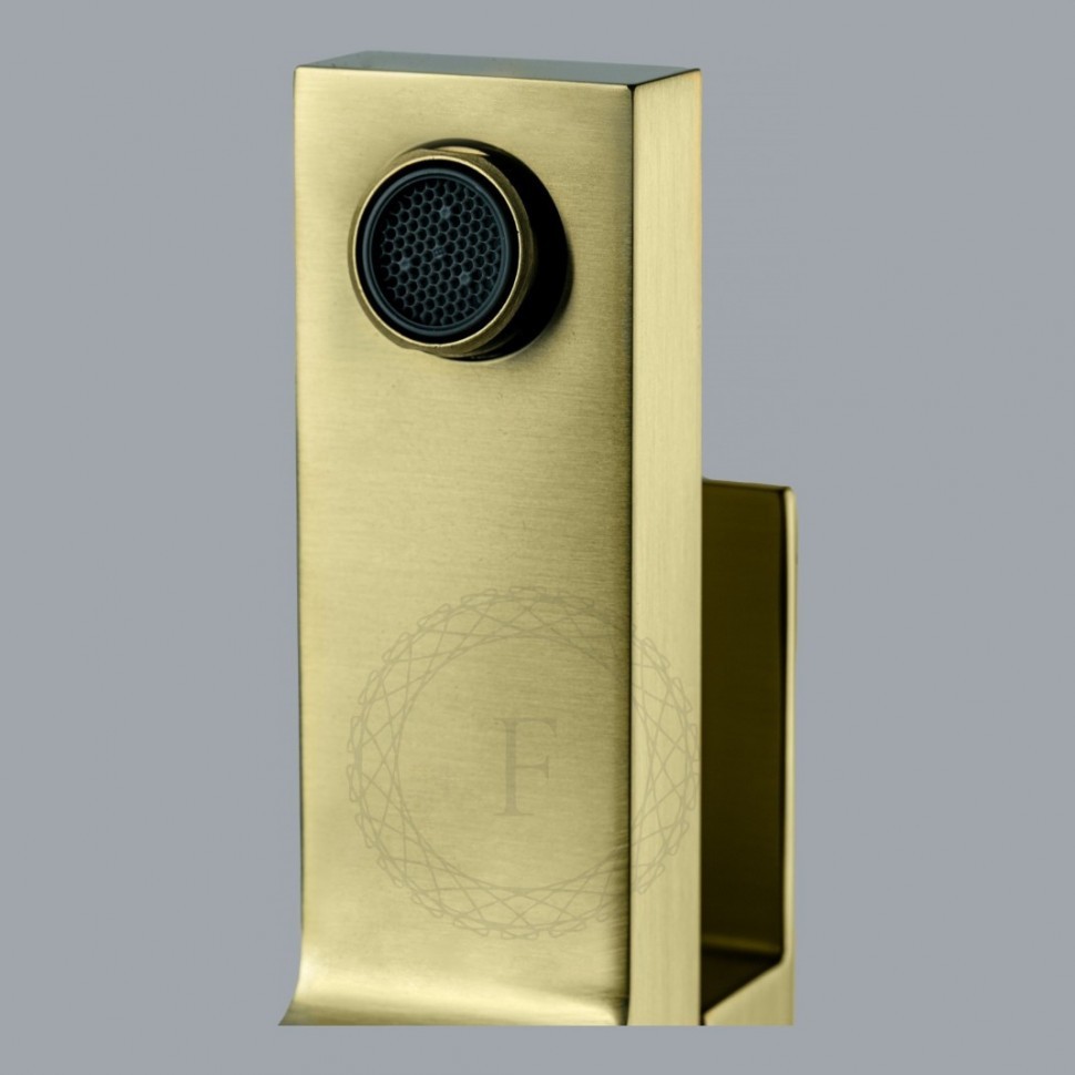 Смеситель для раковины FILARETE Fing FL5040, матовое золото