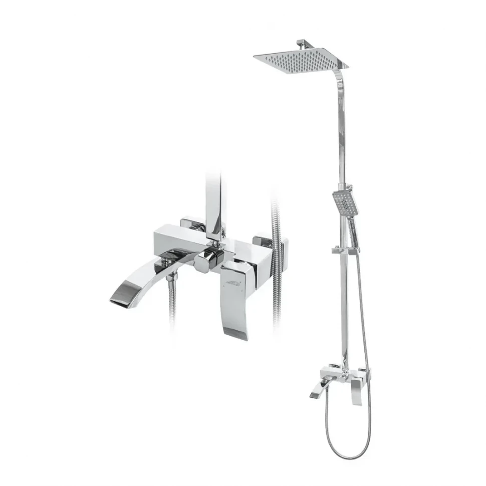 Душевая система Hansberge H5077, хром