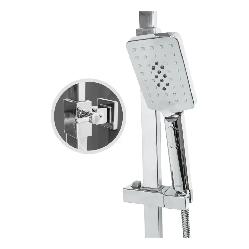 Душевая система Hansberge H5077, хром