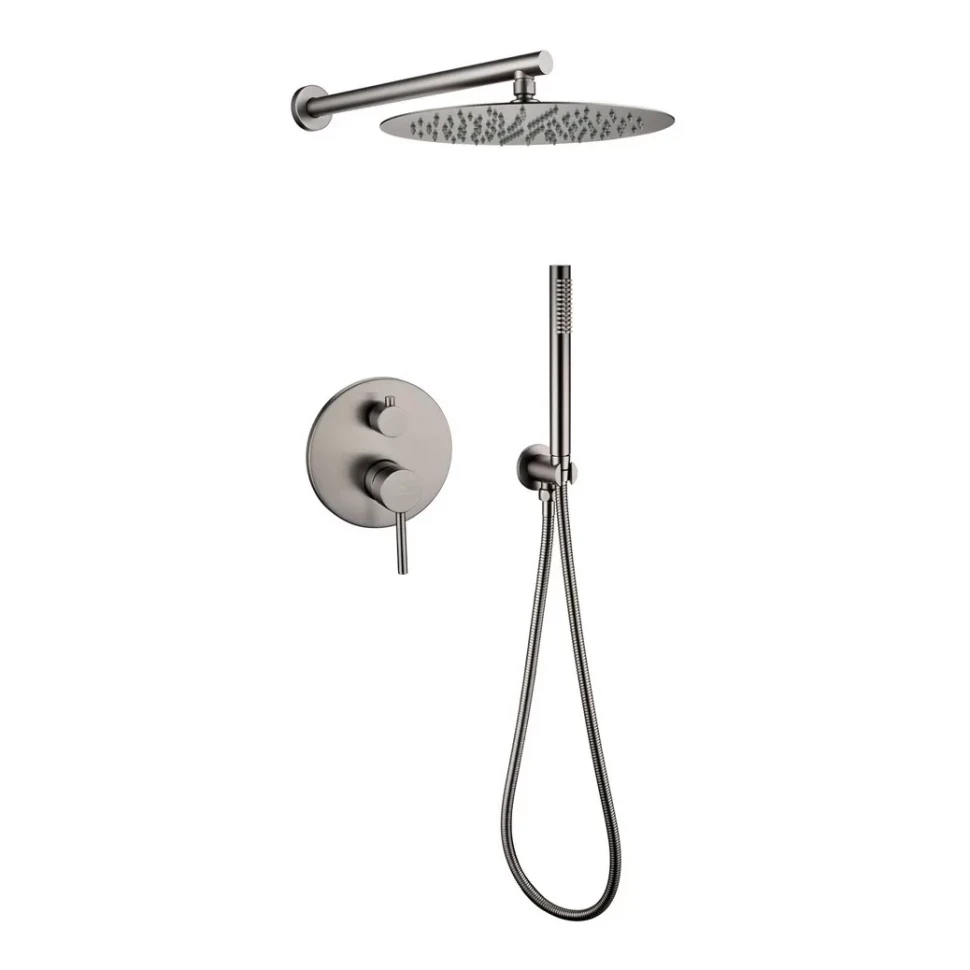 Душевая система скрытого монтажа Grocenberg GB5099BG-3, графит