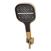 Смеситель для ванны с ручным душем Hansberge H4010, матовое золото