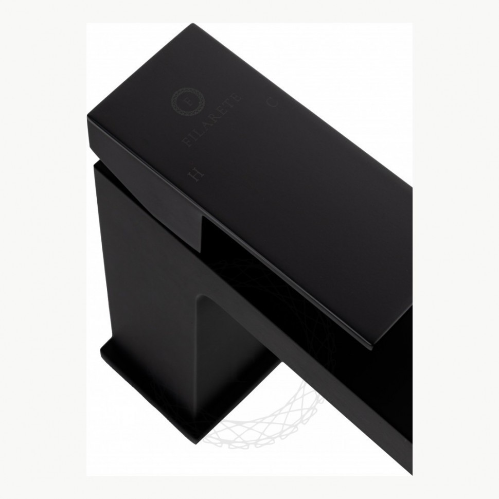 Смеситель для раковины FILARETE Fing FL5040, черный матовый