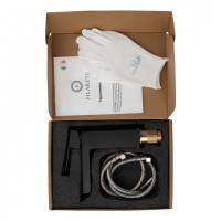 Смеситель для раковины FILARETE Fing FL5040, черный матовый