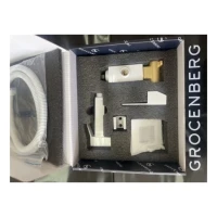 Смеситель встраиваемый с гигиеническим душем Grocenberg GB002, белый