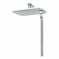 Душевая система Hansberge H5077, белый/хром