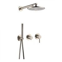 Душевая система скрытого монтажа Grocenberg GB5090, никель