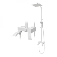 Душевая система Hansberge H5077, белый