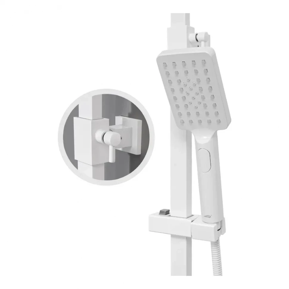 Душевая система Hansberge H5077, белый