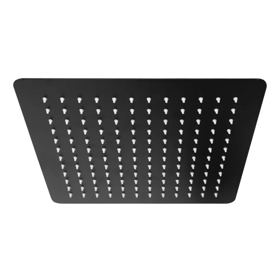 Душевая система скрытого монтажа Hansberge H6077, черный матовый