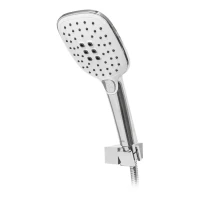 Душевая система скрытого монтажа Hansberge H6077, белый/хром