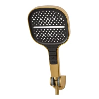 Смеситель для ванны с ручным душем Hansberge H4099, матовое золото