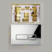 Инсталляция для унитаза с кнопкой для смыва Grocenberg GS3050-KP3060CR, хром