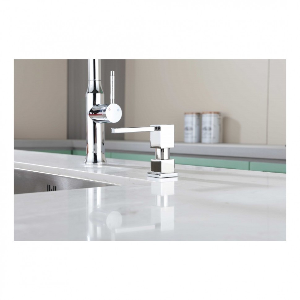 Дозатор для мыла Grocenberg AC0033, хром Дозатор для мыла Grocenberg AC0033, хром