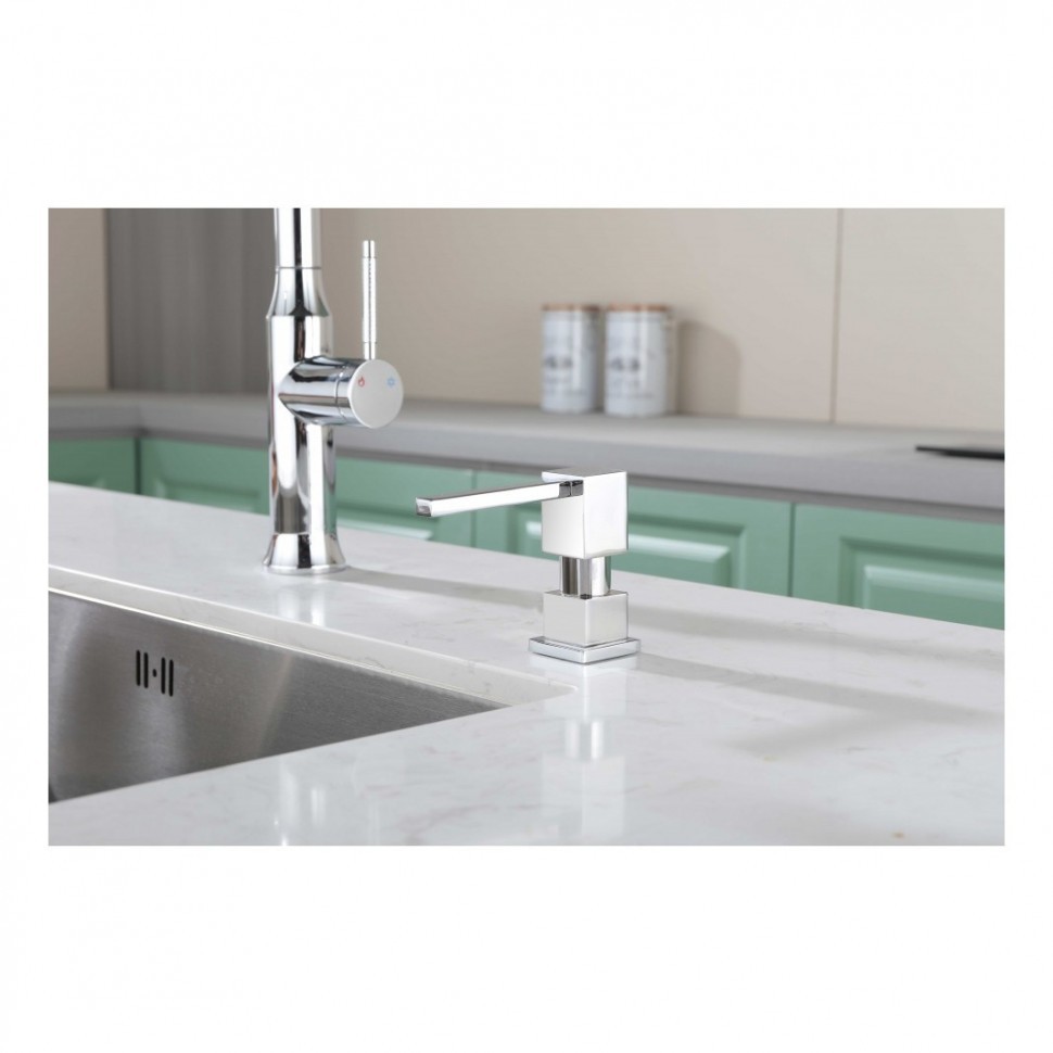 Дозатор для мыла Grocenberg AC0033, хром Дозатор для мыла Grocenberg AC0033, хром