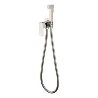 Смеситель встраиваемый с гигиеническим душем Grocenberg GB002, никель