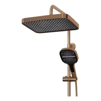 Душевая система Hansberge H5049, матовое золото