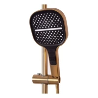 Душевая система Hansberge H5049, матовое золото