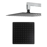 Душевая система скрытого монтажа Hansberge H6077, черный хром