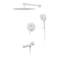 Душевая система скрытого монтажа Hansberge H6099, белый