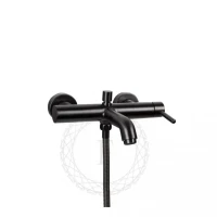 Смеситель для ванны с душем FILARETE Roun FL2120, графит