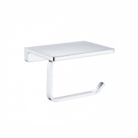 Настенный бумагодержатель плоский Grocenberg AC0027, хром Настенный бумагодержатель плоский Grocenberg AC0027, хром