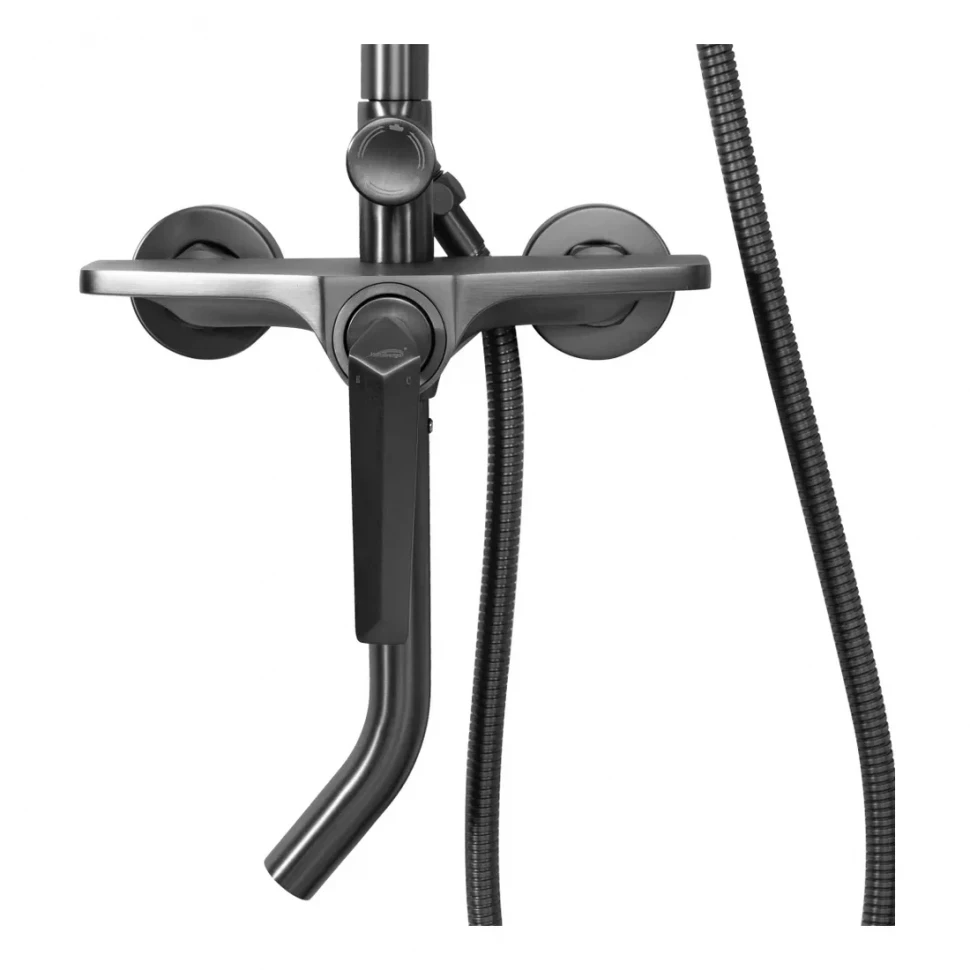 Душевая система Hansberge H5068, графит