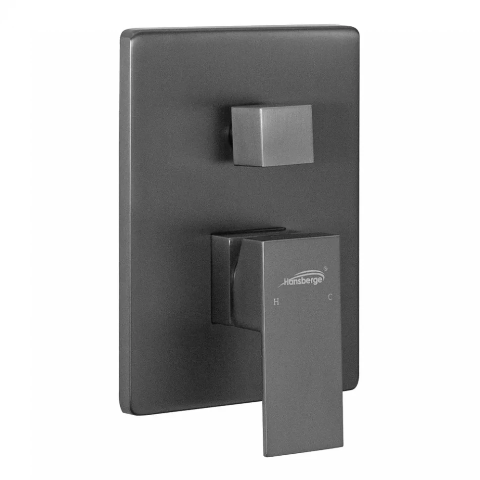 Душевая система скрытого монтажа Hansberge H6070, графит