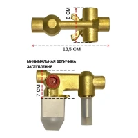 Душевая система скрытого монтажа Hansberge H6070, никель