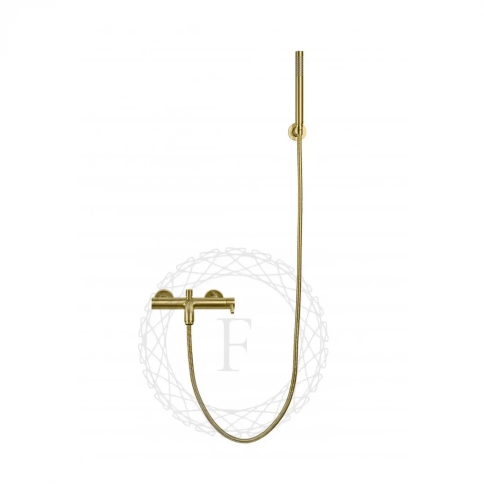 Смеситель для ванны с душем FILARETE Roun FL2120, матовое золото