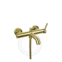 Смеситель для ванны с душем FILARETE Roun FL2120, матовое золото