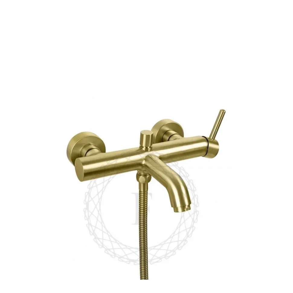 Смеситель для ванны с душем FILARETE Roun FL2120, матовое золото