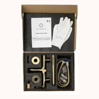 Смеситель для ванны с душем FILARETE Roun FL2120, матовое золото