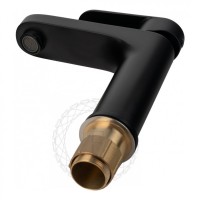 Смеситель для раковины FILARETE Retta FL5030, черный матовый