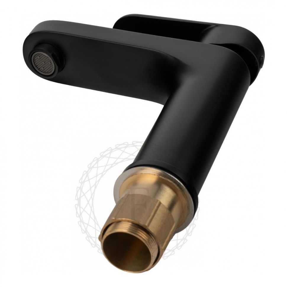 Смеситель для раковины FILARETE Retta FL5030, черный матовый