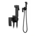 Смеситель встраиваемый с гигиеническим душем Grocenberg GB002, черный матовый