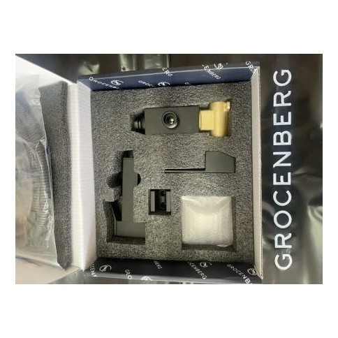 Смеситель встраиваемый с гигиеническим душем Grocenberg GB002, черный матовый