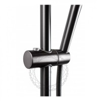 Душевая система FILARETE FL2050 с термостатом, графит