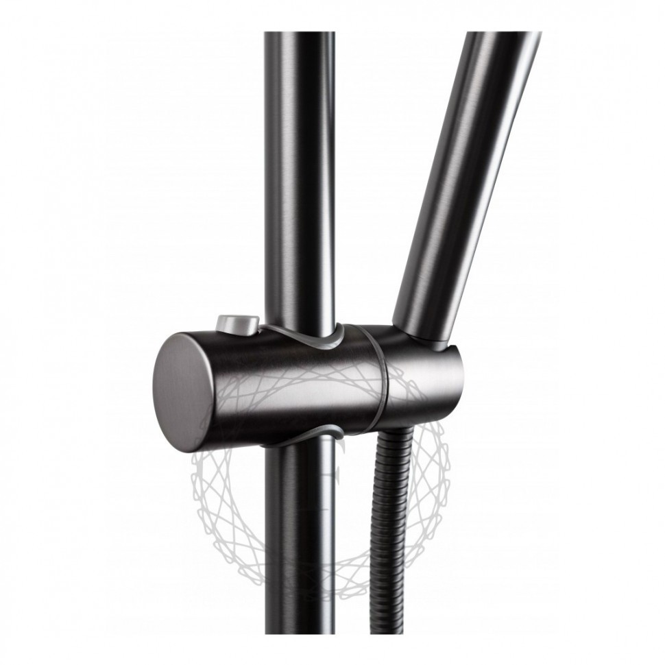 Душевая система FILARETE FL2050 с термостатом, графит