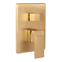 Душевая система скрытого монтажа Hansberge H6070, матовое золото