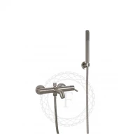 Смеситель для ванны с душем FILARETE Roun FL2120, никель