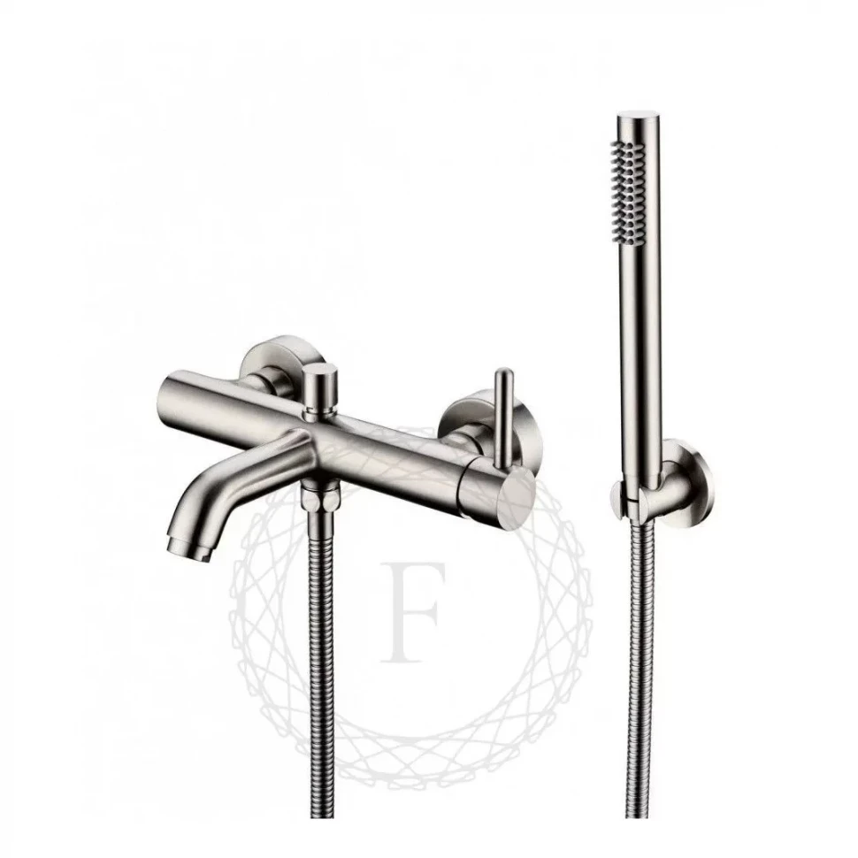 Смеситель для ванны с душем FILARETE Roun FL2120, никель