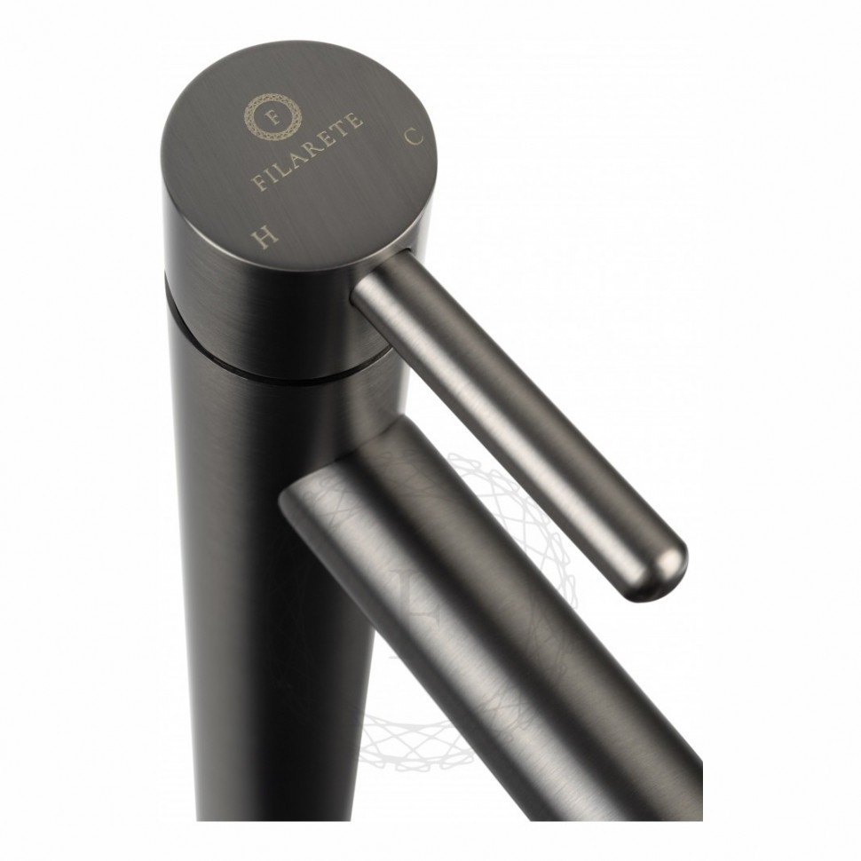Смеситель для раковины FILARETE Roun FL6020, графит