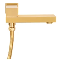 Душевая система скрытого монтажа Hansberge H6075, матовое золото