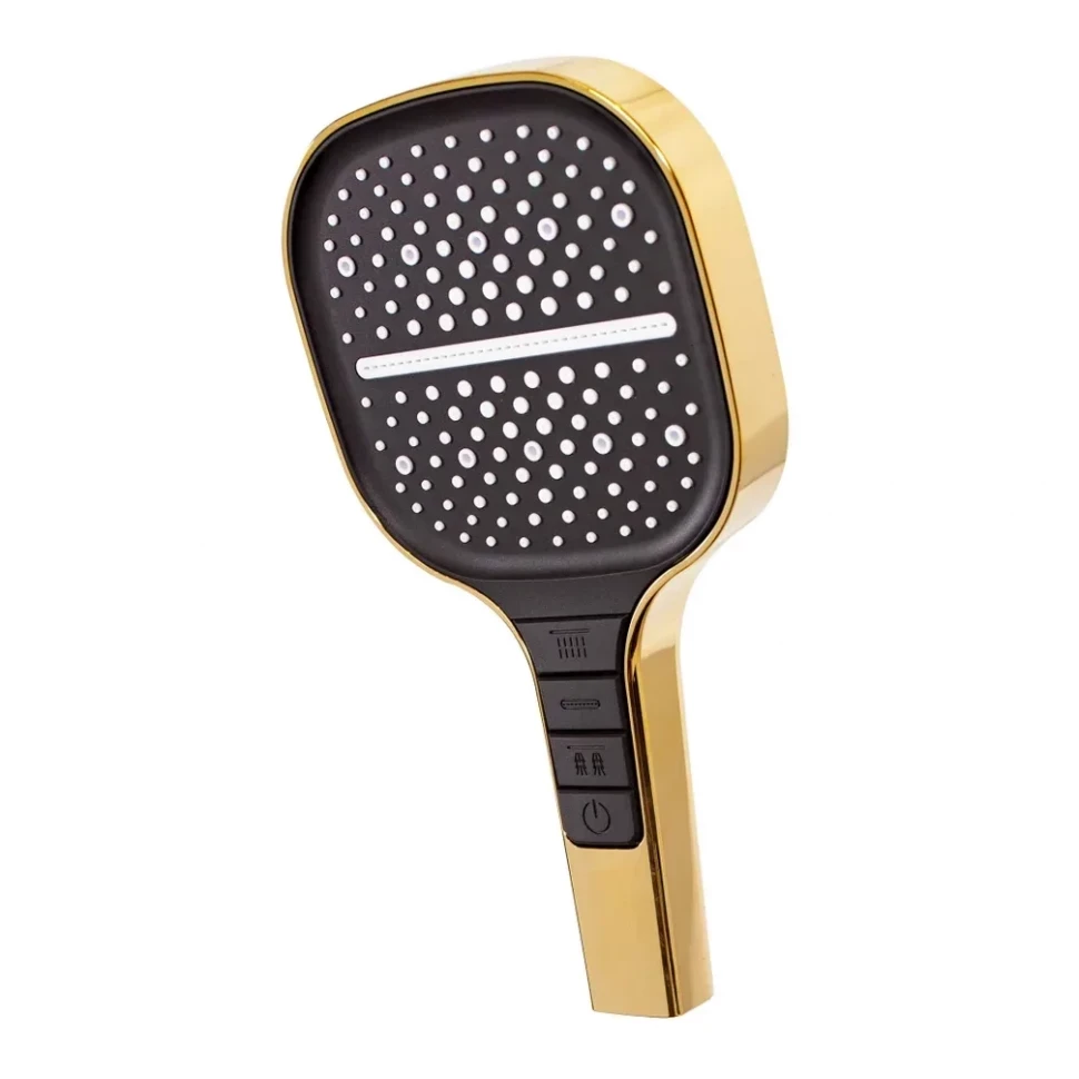 Душевая система скрытого монтажа Hansberge H6070, золото глянец