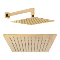 Душевая система скрытого монтажа Hansberge H6070, золото глянец