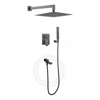 Душевая система скрытого монтажа FILARETE Fing FL1040, графит