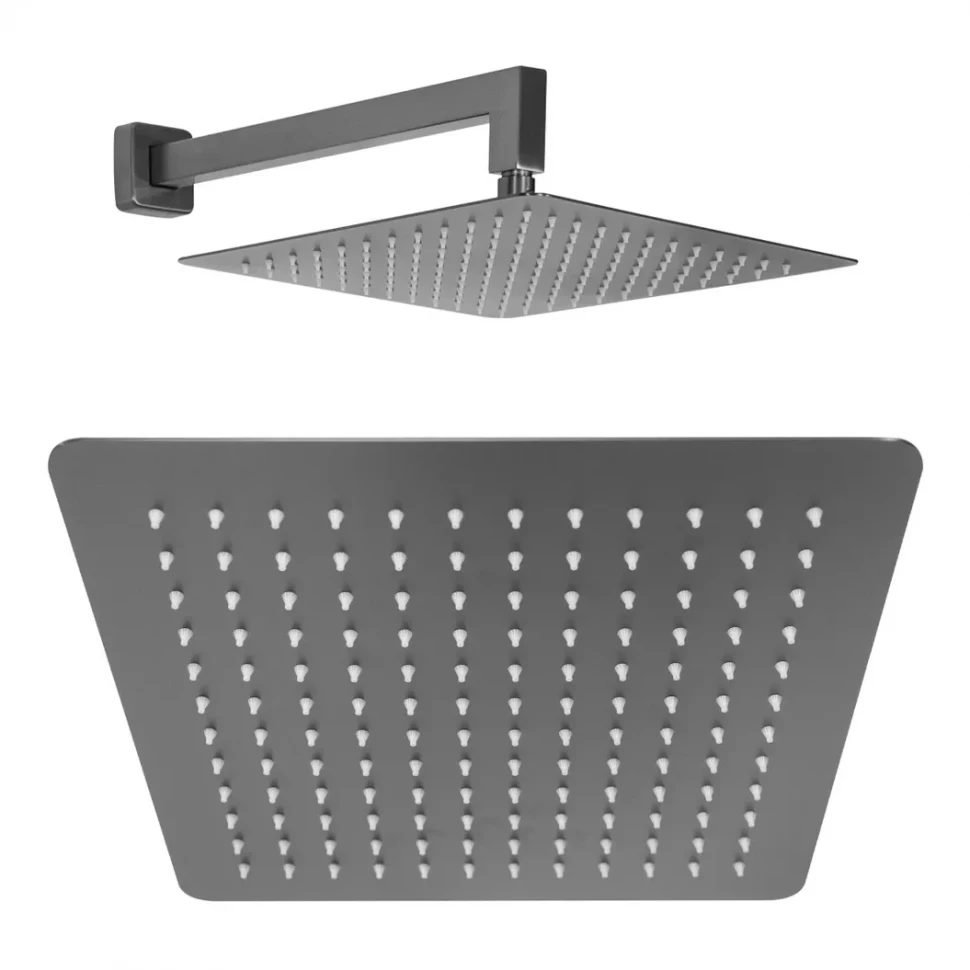 Душевая система скрытого монтажа Hansberge H6075, графит